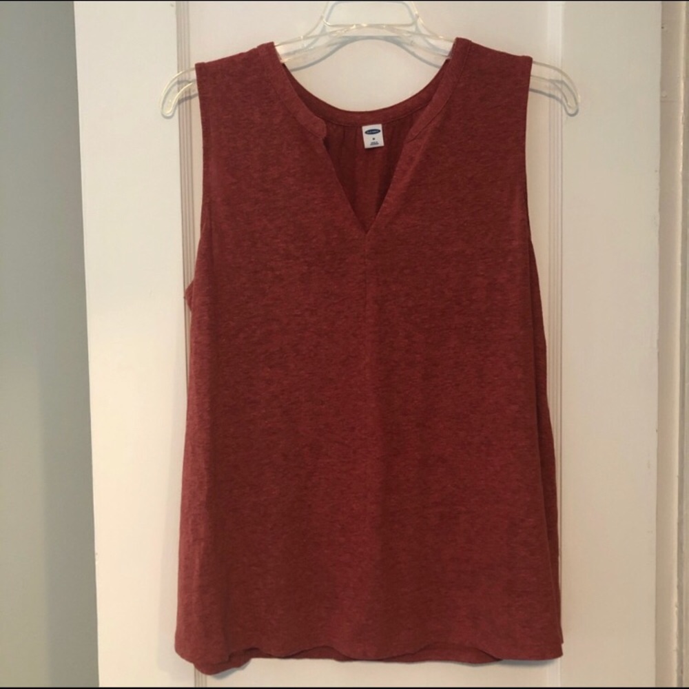 Old Navy Linen Blend Sleeveless Blouse